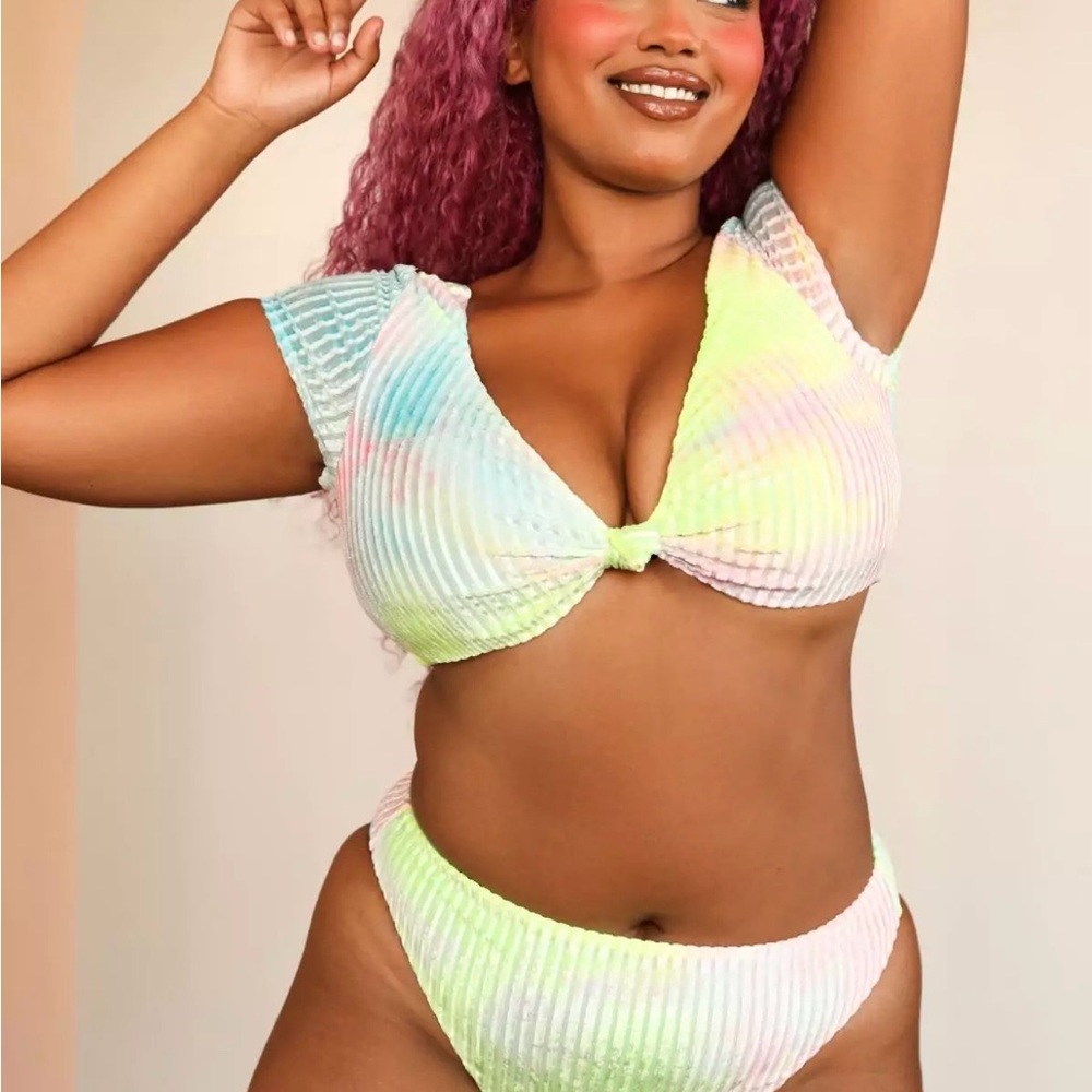 Dippin' Daisy's Pastel Tie-Dye Bikini